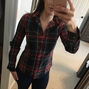 J Crew plaid shirt